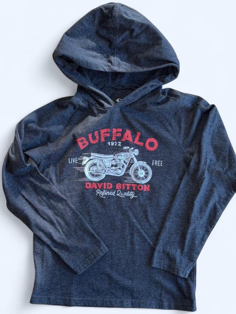 Buffalo David Bitton Grey Hoodie, 10yrs